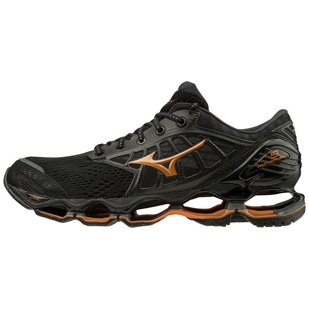 Zapatillas Running Mizuno Wave Prophecy 9 Hombre Negras/Gris España RJEL-79864